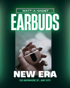 Earbuds on watt a gadget new era