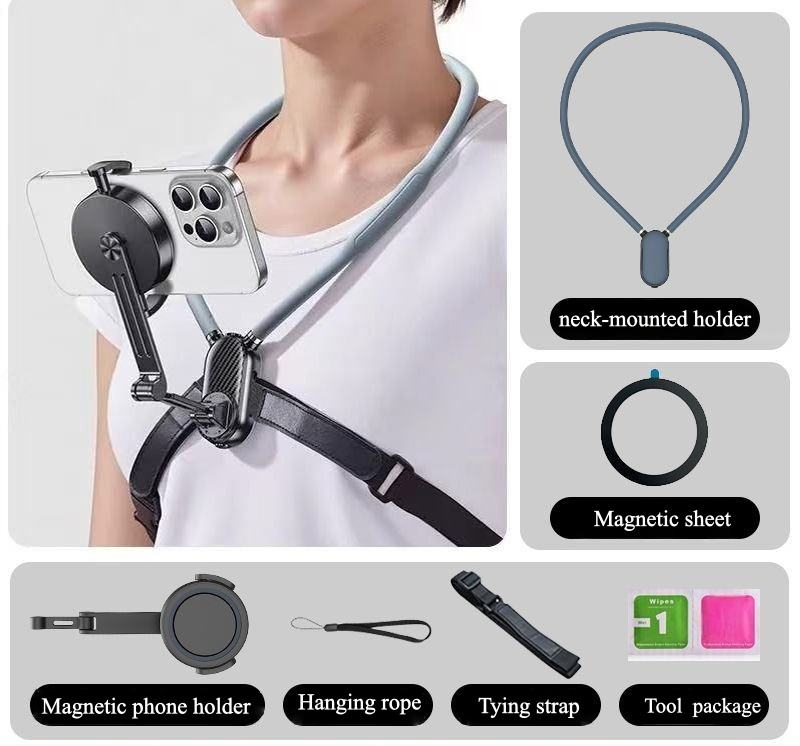 Neck Phone Holder Mount with Extendable Arm - Image 3